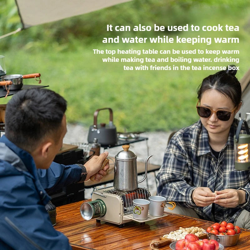 Portable Camping Gas Heater Mini Cassette Stove 1200W