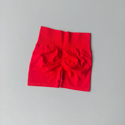 High-Waist Yoga Shorts for Women – Butt Lift Fitness Shorts