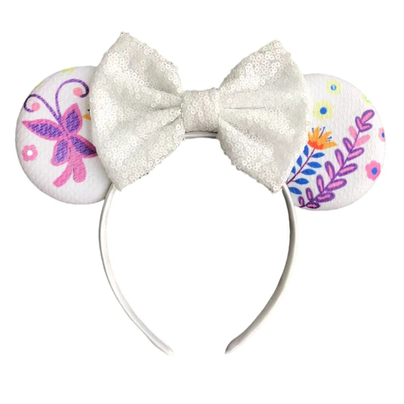 Disney Mouse Ear Headband Sequin Bow for Girls Adults Halloween Party