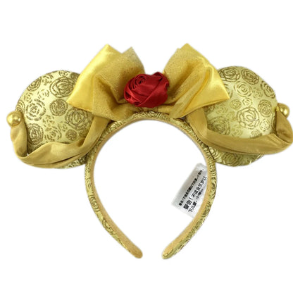 Disney Minnie Mouse Ears Headband – Sequin Bow Princess & Villain Styles