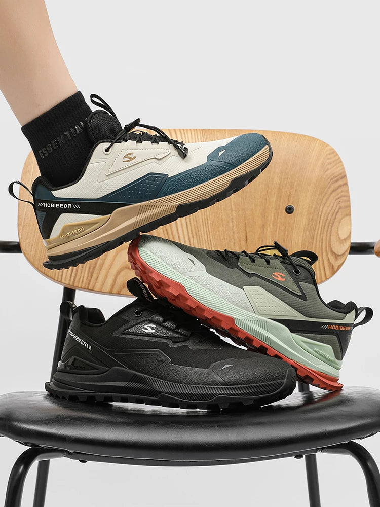 Hobibear Hiking Shoes for Men & Women – Non-Slip Outdoor Trail Sneakers