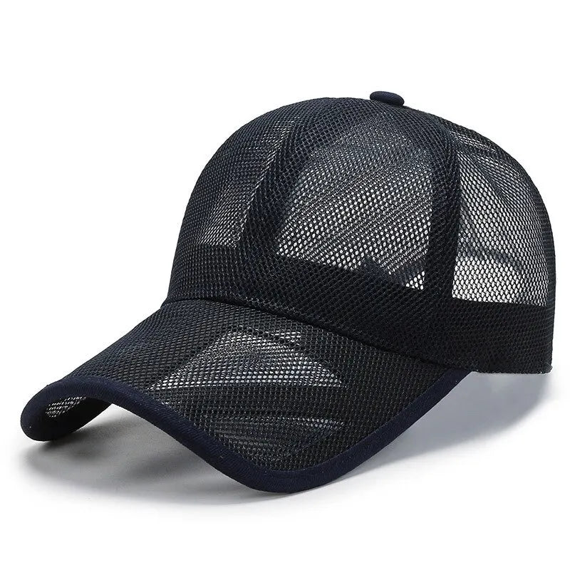 Breathable Mesh Baseball Cap – Unisex Sun Protection Hat