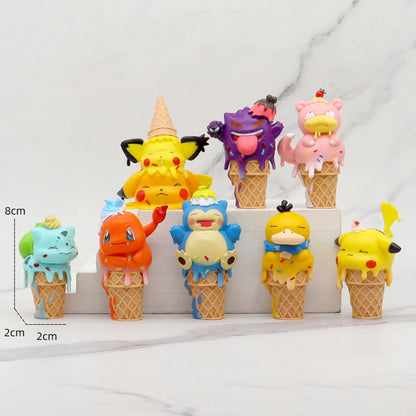 Pokémon Pikachu and Gengar Ice Cream Action Figure