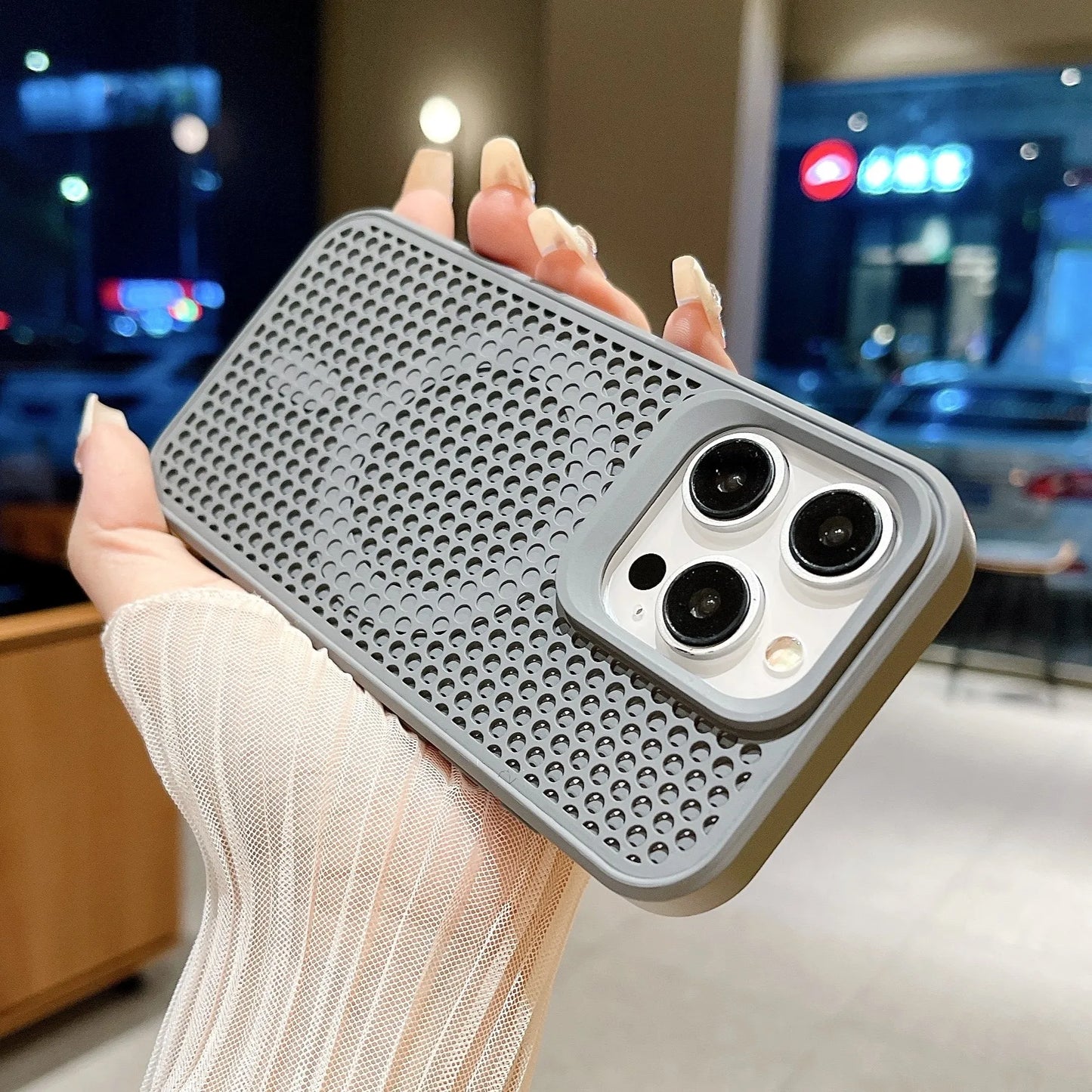 Magnetic For Magsafe Cooling Breathable Shell iPhone Case
