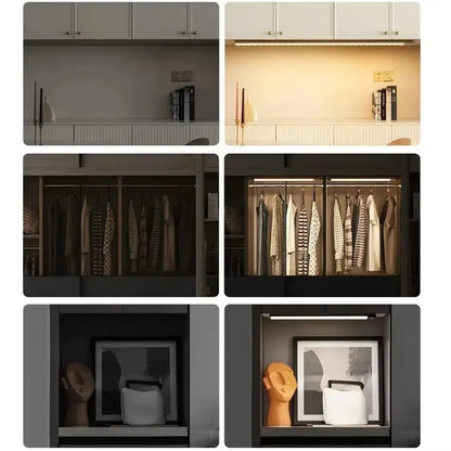 LED Under Cabinet Light with Motion Sensor USB Rechargeable