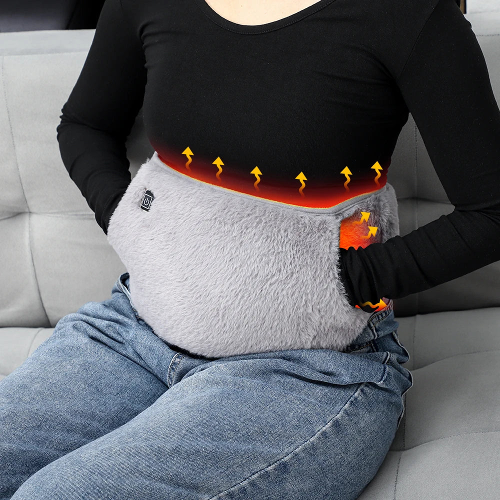 Electric Heating Waist Belt – USB Heated Pad for Back & Abdomen
