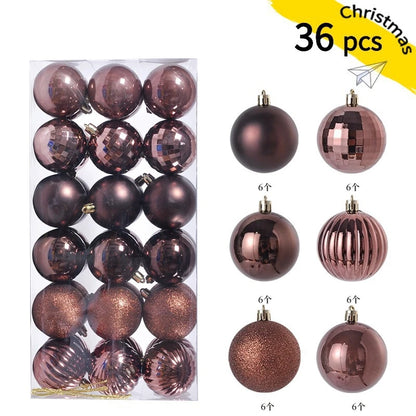 Christmas Ball Ornaments Set 24-36 Pcs – Tree Hanging Decorations