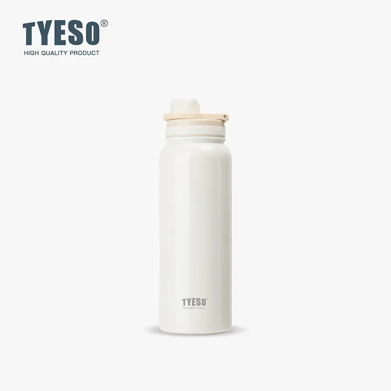 TYESO Insulated Water Bottle – Stainless Steel Vacuum Flask for Sports & Travel