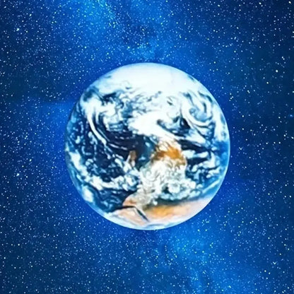 Moon & Earth Projection Night Light USB Starry Sky Atmosphere Lamp