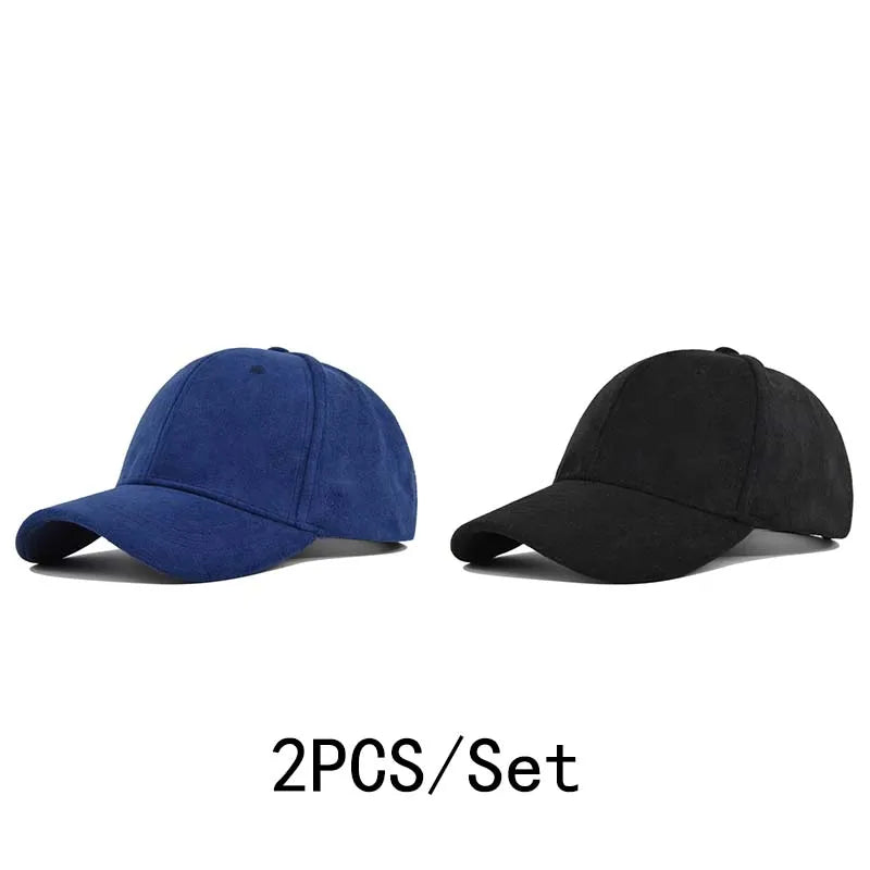 Solid Color Baseball Cap – Unisex Retro Adjustable Hat