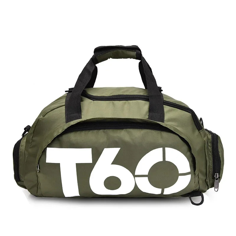 T60 Sports Gym Bag with Dry Wet Separation – Large Capacity