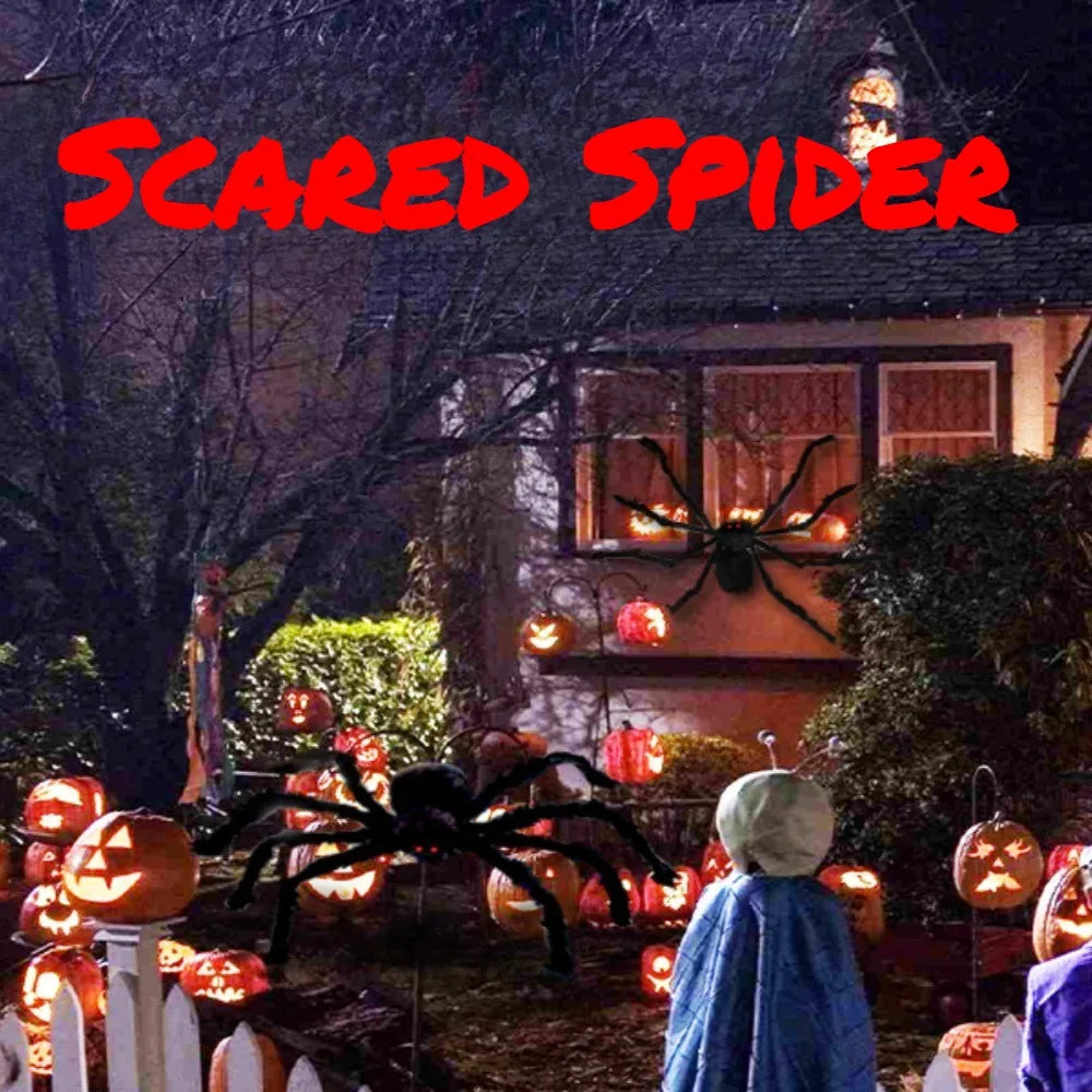Giant Halloween Spider Decoration – Indoor & Outdoor Prop