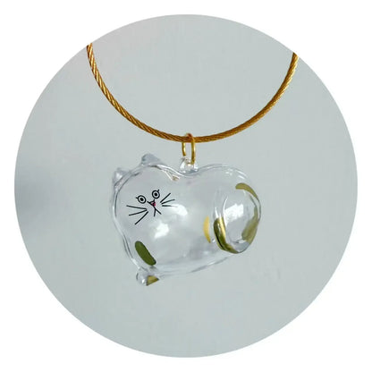 Pet Hair Memorial Keychain – Transparent Dog & Cat Pendant