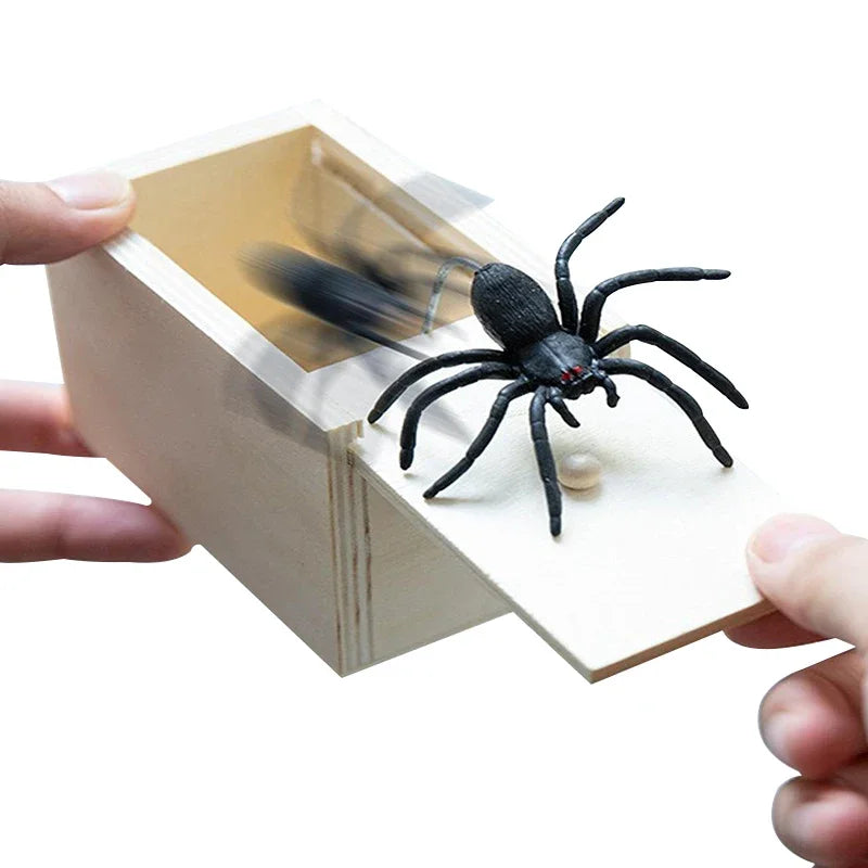 Spider Prank Scare Box – Halloween Trick Toy for Kids & Adults