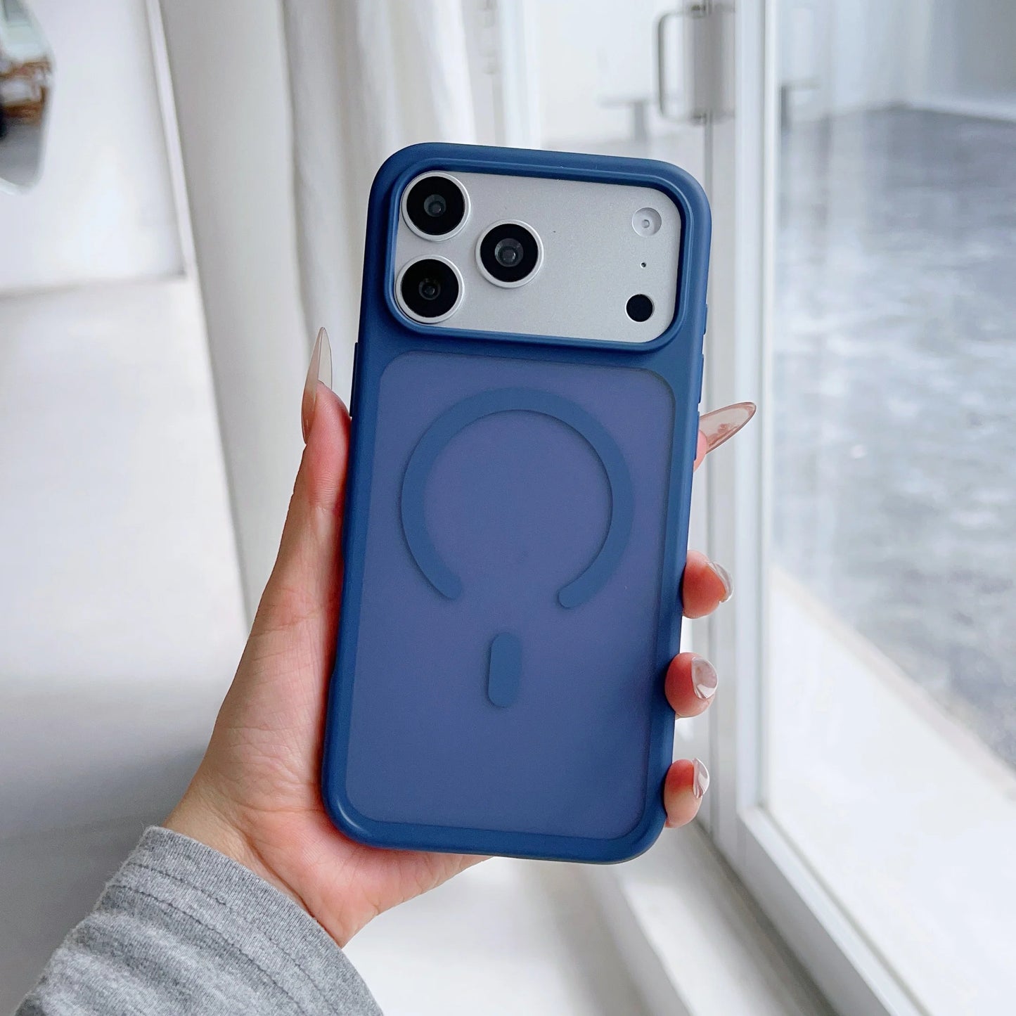Magnetic Matte Original Translucent iPhone Case