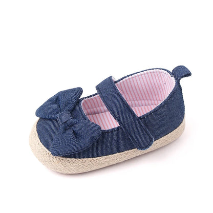 Baby Girl Mary Jane Shoes – Soft Sole Bowknot Sandal