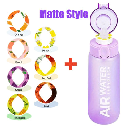 750ML Fruit Flavor Sports Water Bottle with 7 Pods