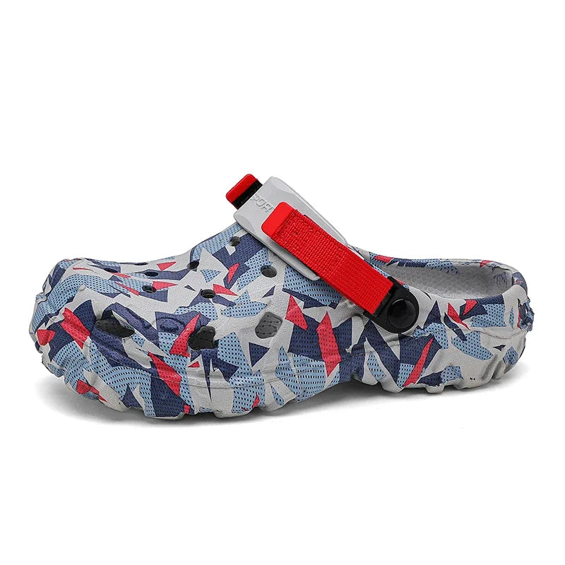 Men’s Camouflage Garden Clog Sandals