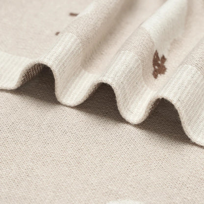 Baby Cotton Knitted Blanket 90x70CM Newborn Swaddle Wrap
