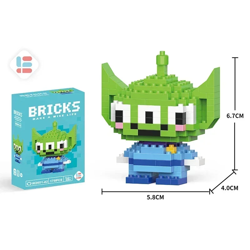 Mini Building Blocks Cartoon Character Figure – Tsum Tsum Style