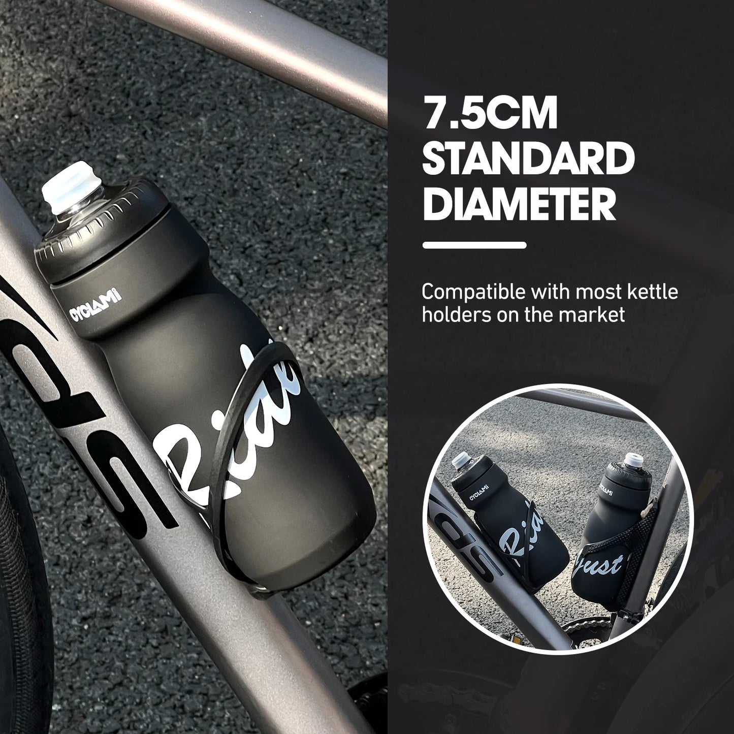 650ML 750ML Lightweight Leak Proof Cycling Water Bottle