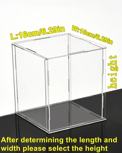Clear Acrylic Display Box – Dustproof Protection Case