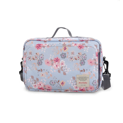 Waterproof Baby Diaper Bag – Printed Wet Dry Reusable Maternity Bag