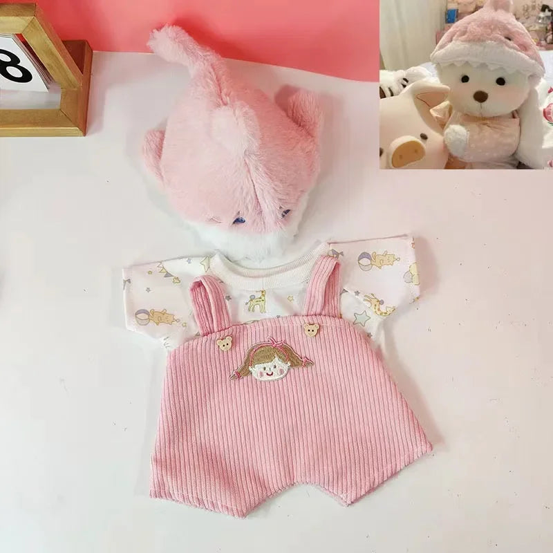 Dress-Up Teddy Bear Plush Toy with Changeable Outfits – Cute Stuffed Animal Doll