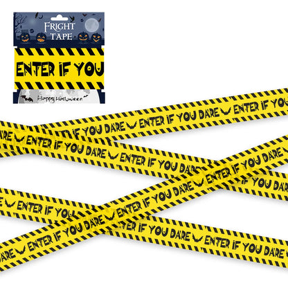 Halloween Fright Tape – Haunted Keep Out Warning Barrier Tape