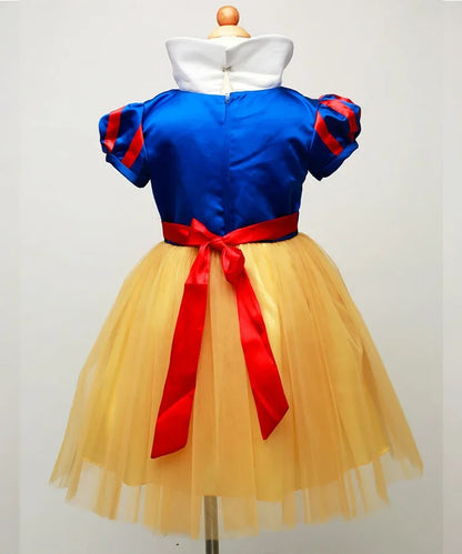 Snow White Princess Costume for Kids – Cape & Dress Set