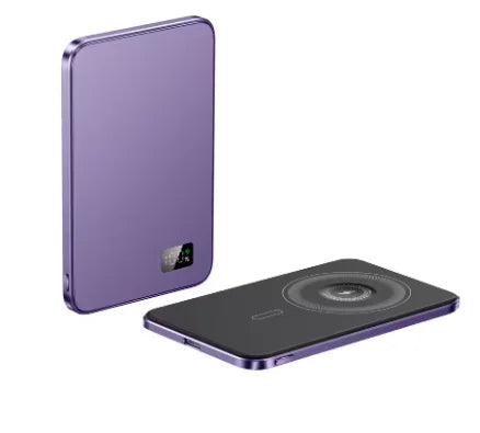 Magnetic Wireless Power Bank – Ultra-Thin Alloy Fast Charger for iPhone