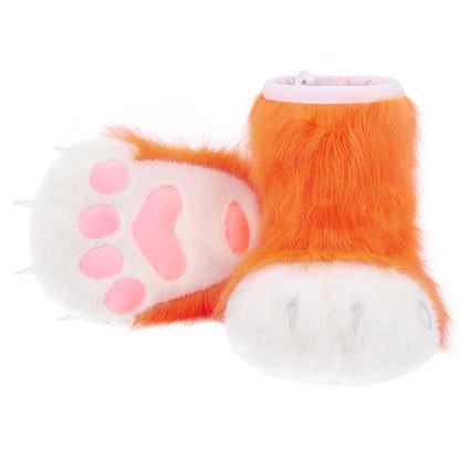 Animal Paw Slippers – Furry Claw Boots for Cosplay & Costume
