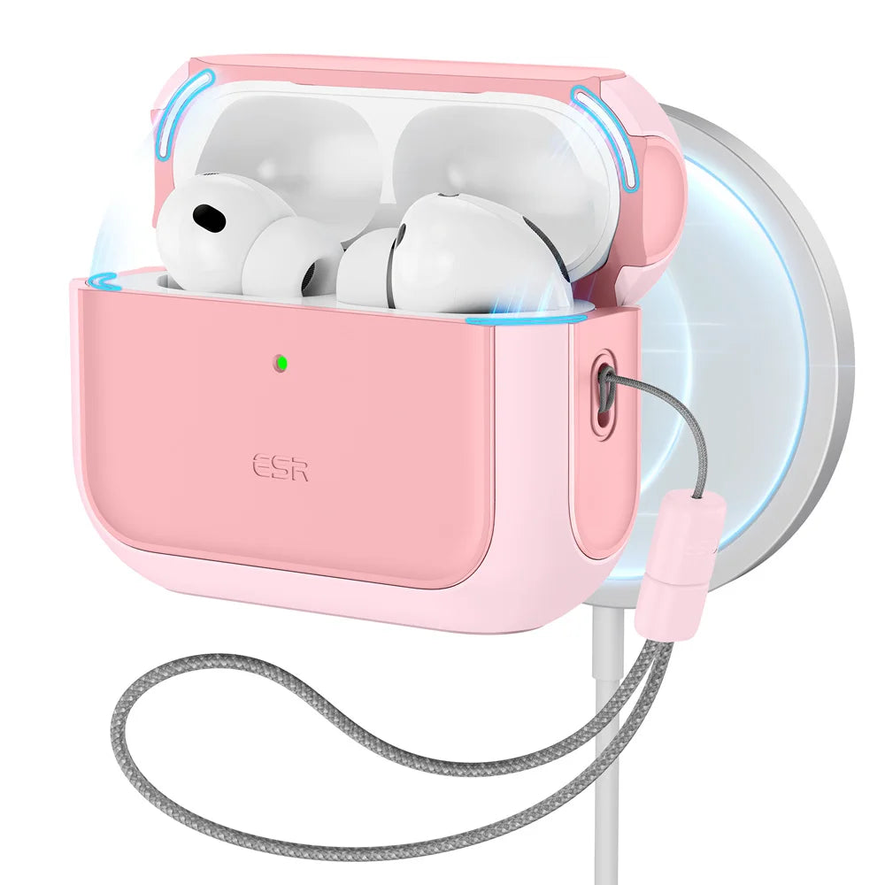 ESR AirPods Pro Case – Heavy-Duty Drop Protection with Carabiner Clip