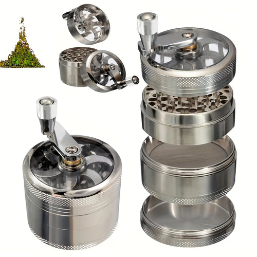 Manual Nut and Spice Grinder for Nutmeg Ginger Salt and Peppercorn