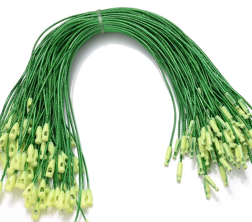 Christmas Ornament Hanging Strings 100pcs – 20cm Polyester Cord Loops