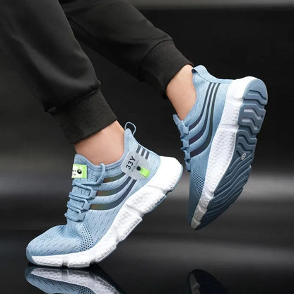 Men's Lightweight Mesh Running Sneakers – Breathable Athletic Shoes