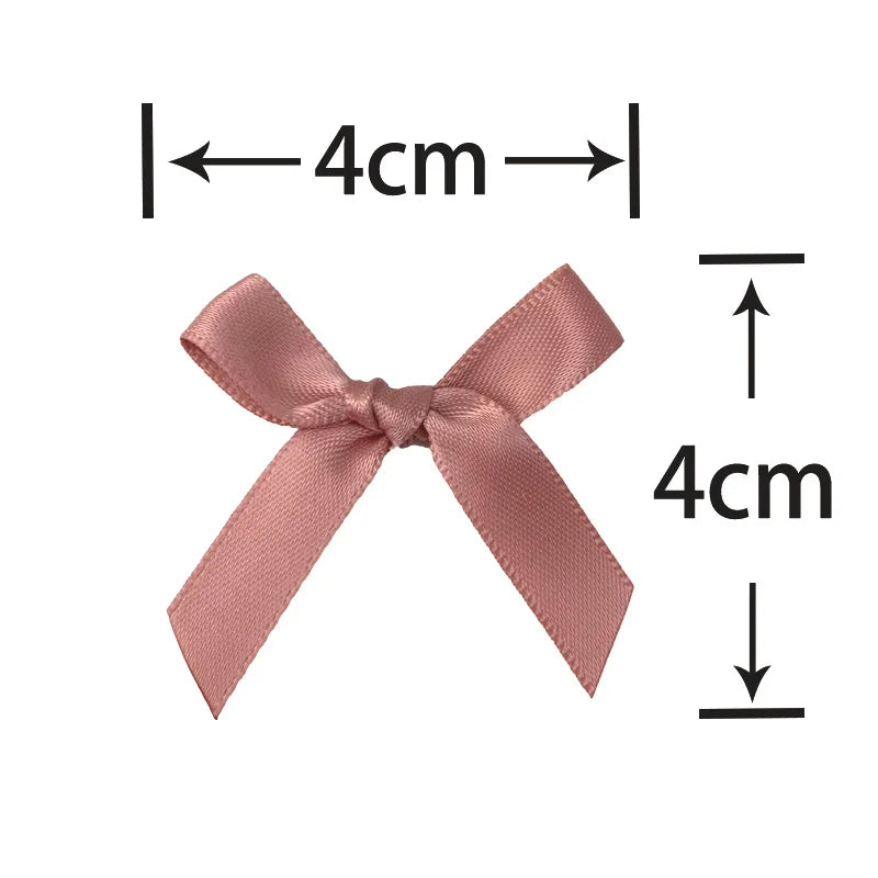 Satin Ribbon Bows 50pcs for DIY Crafts & Gift Wrapping