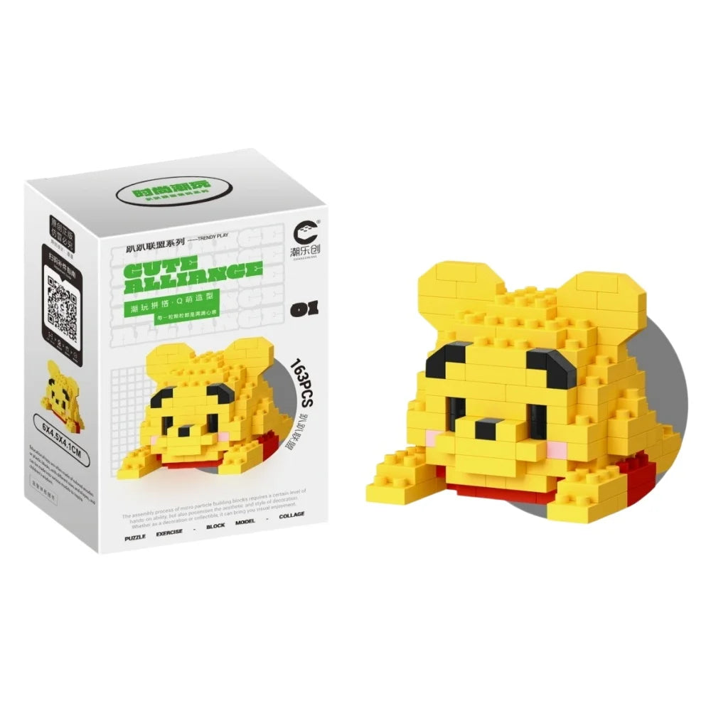 Mini Building Blocks Cartoon Character Figure – Tsum Tsum Style