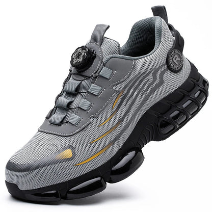 Men's Safety Work Shoes Breathable Steel Toe Sneakers