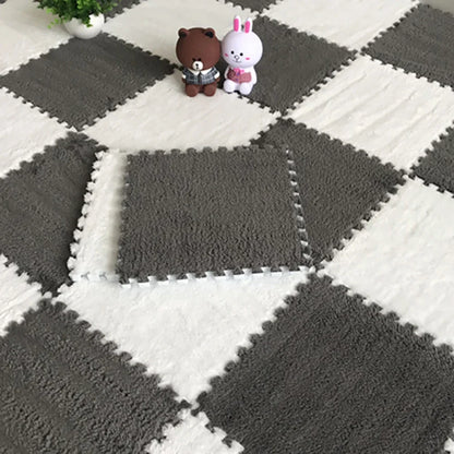 Interlocking Foam Puzzle Play Mat Tiles – Soft Plush Carpet for Kids & Baby