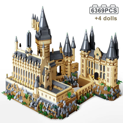 Magic Castle Micro Bricks Architecture Model – 6369pcs Medieval School Palace Build
