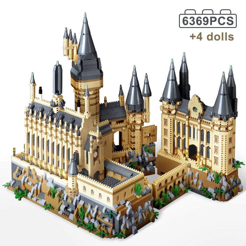 Medieval Magic Castle Micro Brick Building Set – 6369pcs with 4 Figures