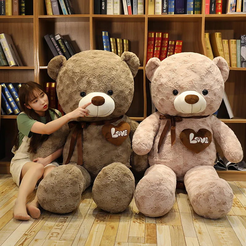 Teddy Bear Love Plush Stuffed Animal Doll Pillow – Kids & Valentine Gift