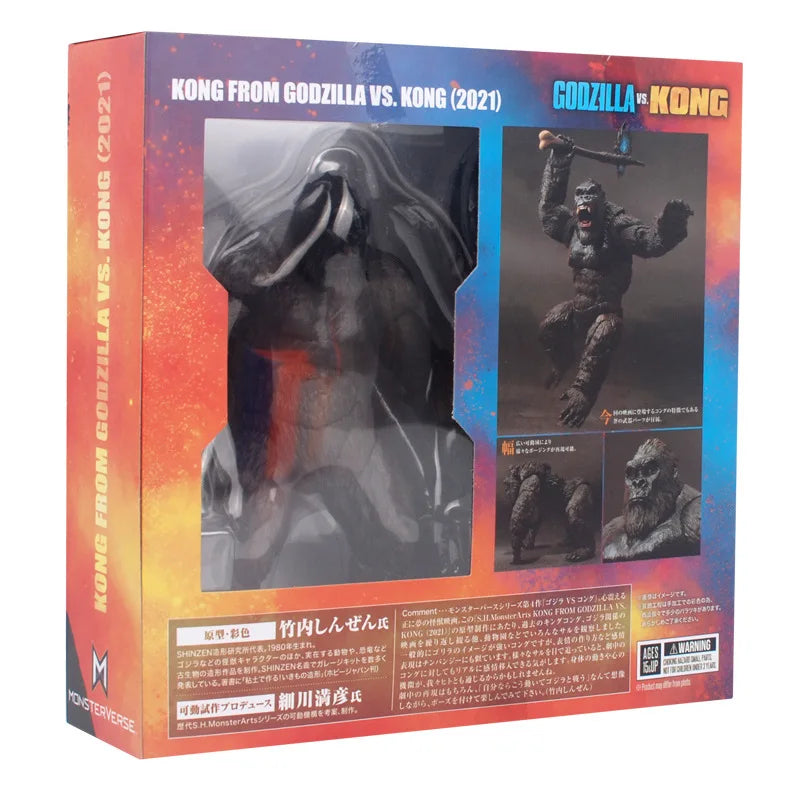 King Kong vs Godzilla Action Figure with Movable Joints – Monsterverse Toy