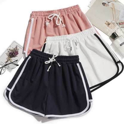 Women's Casual Athletic Shorts – Loose Mid-Waist Yoga & Summer Shorts