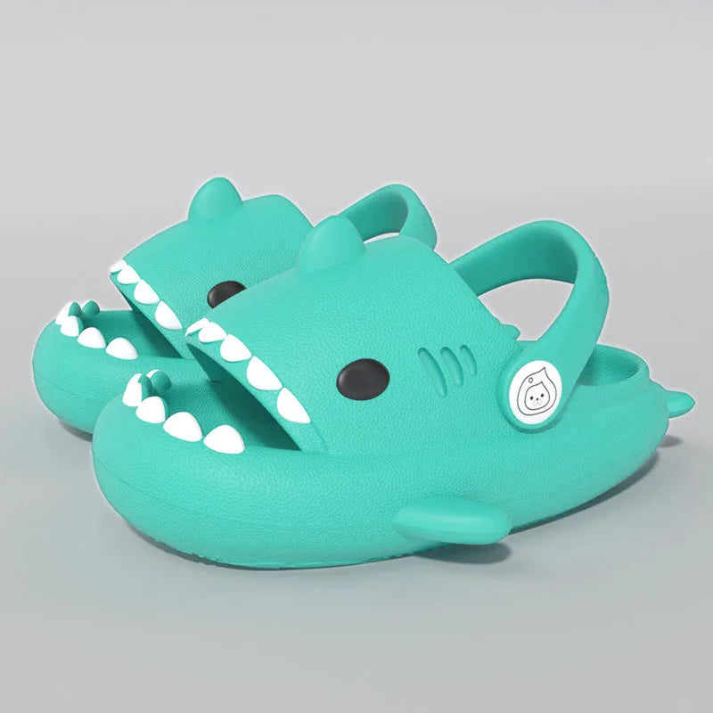 Kids Shark Sandals – Non-Slip Soft Sole Summer Clogs for Boys & Girls