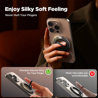 Joyroom MagSafe Silicone Ring Grip Holder & Kickstand for iPhone