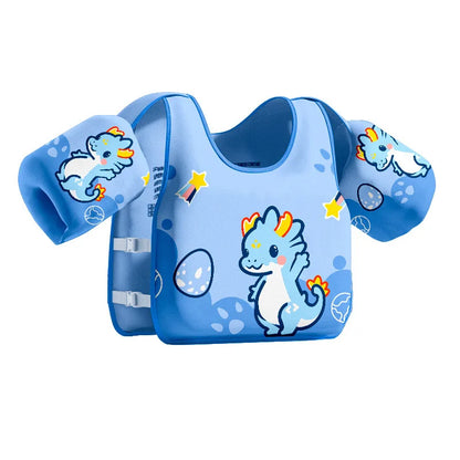 Non Inflatable Beginner Swim Vest and Arm Float Set