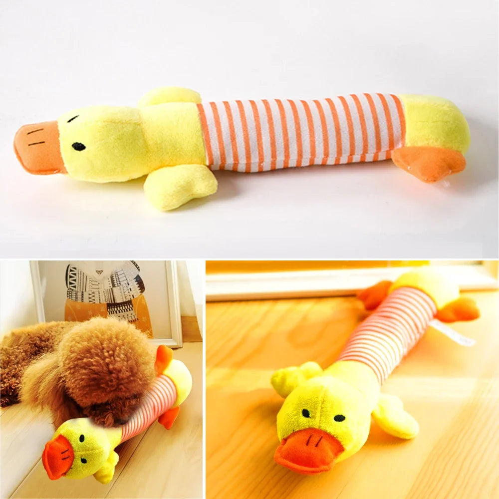 Cute Plush Squeaky Chew Toy for Dogs and Cats