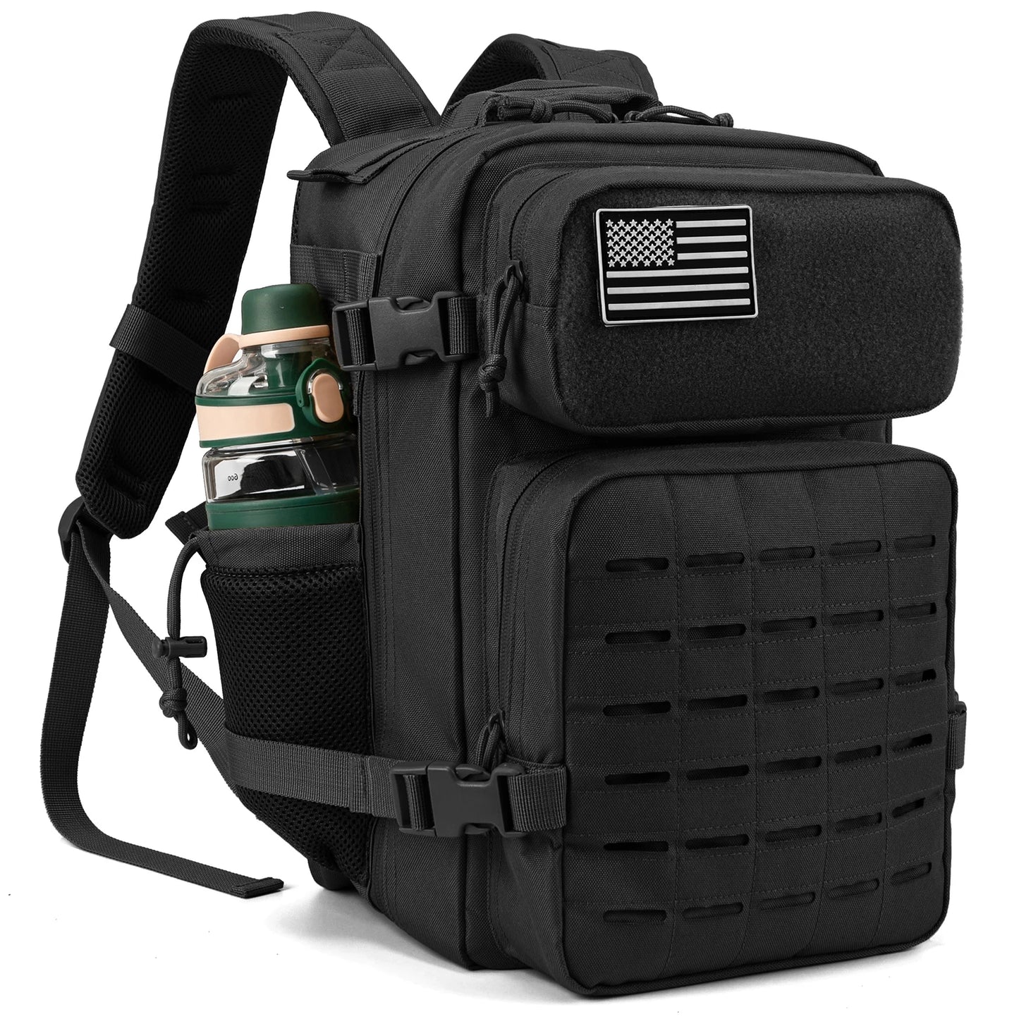25L Tactical Backpack – MOLLE Laser Cut Military Rucksack